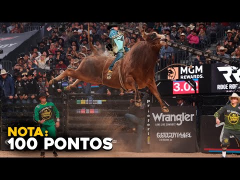 The highest score in rodeo history - 100 points!