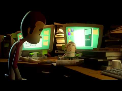 CGI 3D Short Spot HD   Max & The Late Night IT Security Battle   by   Kilogramme