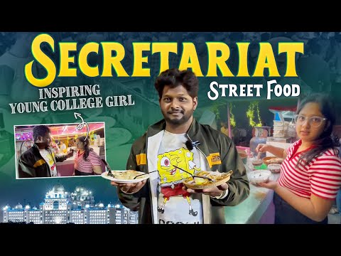 Hyderabad Secretariat Street Food Explore | Night Street Food in Hyderabad @KirraKiran