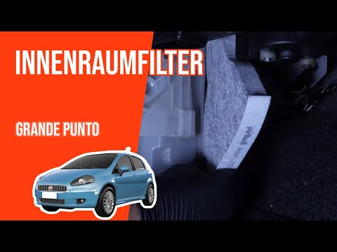 Wie Grande Punto Innenraumfilter wechseln 👃