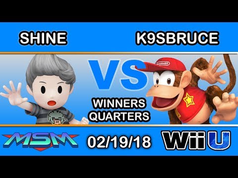 MSM 134 - LH | ShiNe (Lucas) Vs. K9sbruce (Diddy Kong) Winners Quarters - Smash 4