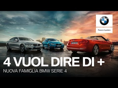 4 Vuol dire di +. Nuova famiglia BMW Serie 4.