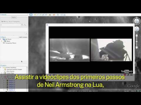 Explore a lua com o Google Earth