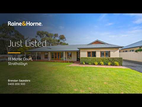 11 Mcrae Court, Strathalbyn, SA 5255, 3 slaapkamers, 2 badkamers, House
