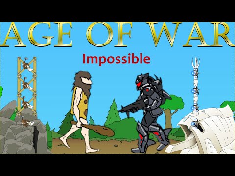 Impossible Mode – No Base Damage | Beating Nostalgic Age of War