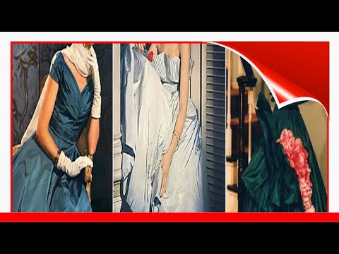 25 Gorgeous Photos Of Classic 50S Beauties In Taffeta Dresses !