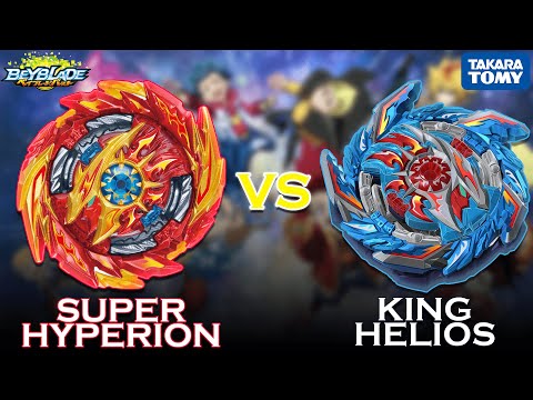 BATALHA BEYBLADE Super Hyperon VS King Helios - Beyblade Burst
