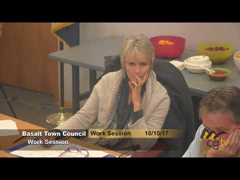 Basalt Work Session & Regular Meeting 10/10/17   CGTV #14996