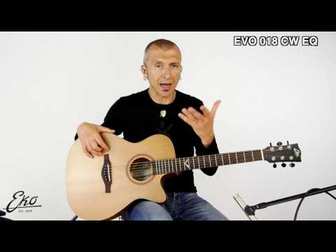 EVO 018 CW EQ  spiegaz Massimo Varini presenta Eko Guitars