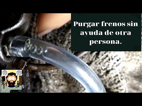 Purgar frenos sin ayuda de otra persona.