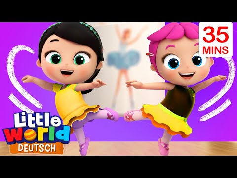 Kleine Prima Ballerina | Kinderlieder für Kleinkinder | Little World Deutsch