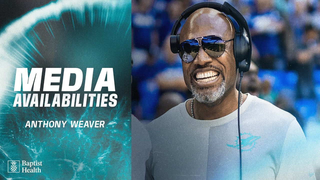 Anthony Weaver meets with the media | Miami Dolphins
