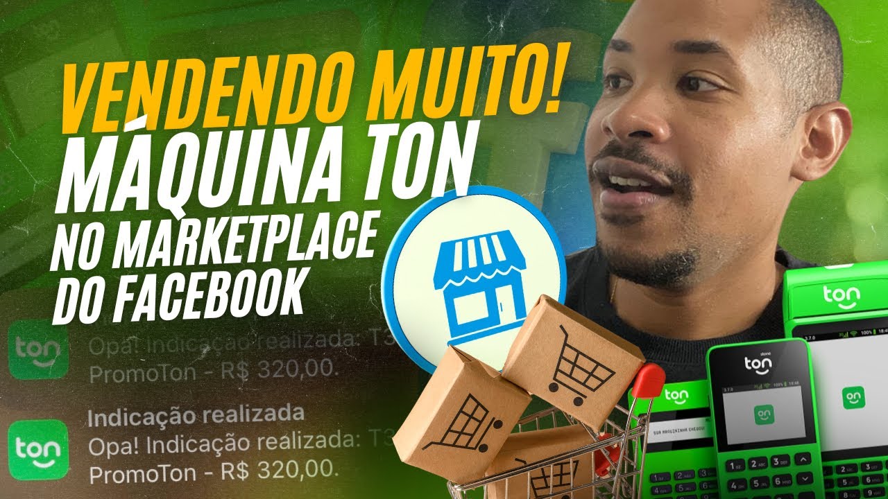 Como vender Máquina Ton no orgânico usando Marketplace do Facebook (Vendendo muito)