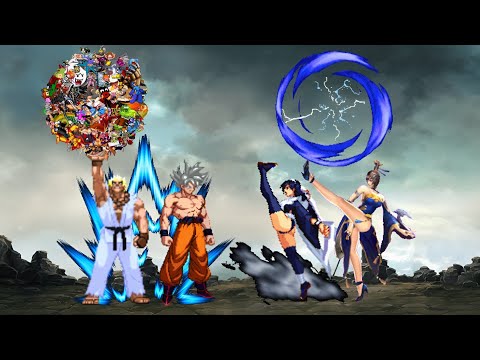💥 RARE AKUMA & GOKU vs YAOSHI & IROHA – Insane 2v2 MUGEN Fight Ever Made❗🔥