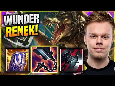 WUNDER IS A MONSTER WITH RENEKTON! - G2 Wunder Plays Renekton TOP vs Nocturne! | Season 11
