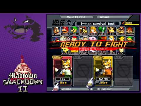 MTSD2 - SQRL (Fox) vs WIT|ORLY (Red Fox, Falcon) SSBM Winners Quarters