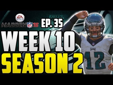 Madden NFL 16 Philadelphia Eagles Connected Franchise: Week 10 vs Giants [Ep.35] (Season 2)