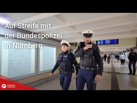 Security at Nuremberg Central Station: On patrol with the Federal Police