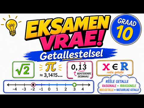 Die Getallestelsel | Graad 10 Eksamenvrae en Oplossings