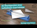 3D Montagevideo einer befliesbaren Duschablage