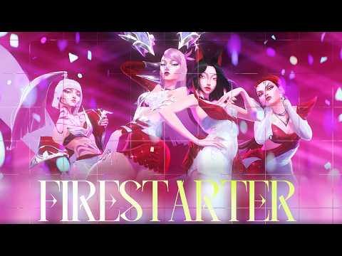K/DA - FIRESTARTER (LYRICS) ft. MIYEON and SOYEON, Sophie Powers, Mimi Webb | Eternity Music