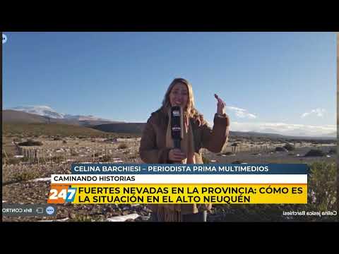 Fuertes nevadas en la provincia: la situación en el Alto Neuquén | Celina Barchiesi | Entretiempo