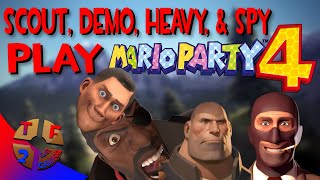 Scout, Demoman, Heavy, & Spy Play Mario Party 4