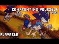 Sonic EXE Confronting Yourself FF Mix Made Playable Mod Release Download