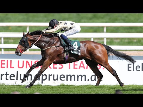 Köln: Karin Baronin von Ullmann - Schwarzgold-Rennen 2024 Siegerin: Queues Likely
