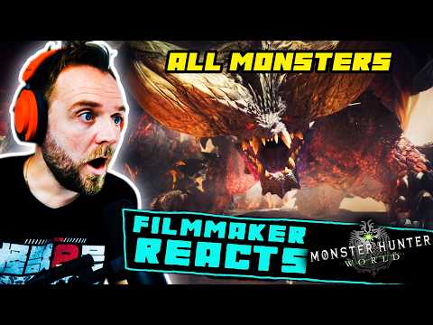 FILMMAKER REACTS: MONSTER HUNTER WORLD ALL INTROS!!