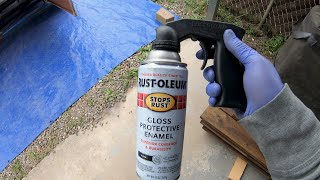 Sauna Trailer Step 10: Exterior Spray Painting
