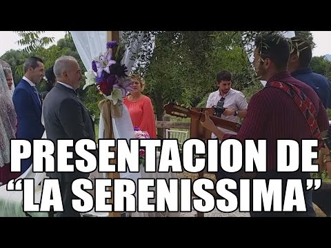 Andres Sanchez (Ventolera) y Antonio Moncada, presentacion La serenissima boda de Alberto y Alba