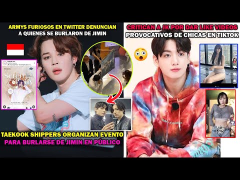 TAEKOOK SHIPPERS SE BURLAN DE JIMIN EN EVENTO INDONESIA/JK CRITICADO POR LIKE A CHICAS PROVOCATIV4S