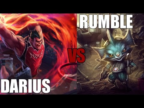 League of Legends S4 Gameplay ITA Ranked Team - Darius VS Rumble -