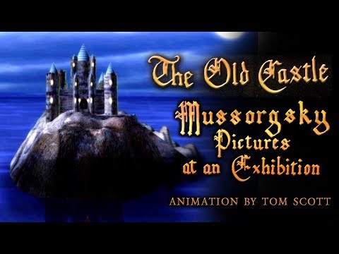 The Old Castle - Mussorgsky - Pictures at an Exhibition - Animation by Tom Scott