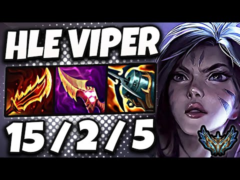 Kaisa vs Jhin ADC [ Viper + QuadraKill ] Rank #4 Korea Challenger 25.16