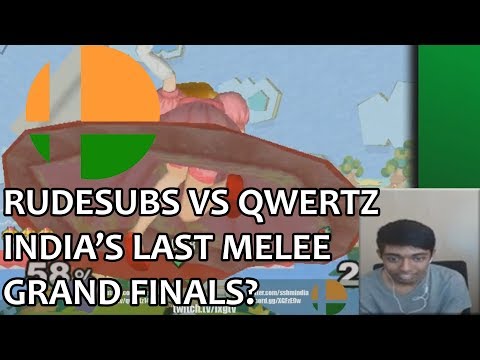 India's Last Melee GRAND FINALS - rudesubs (Fox/Falco) vs qwertz143 (Peach)