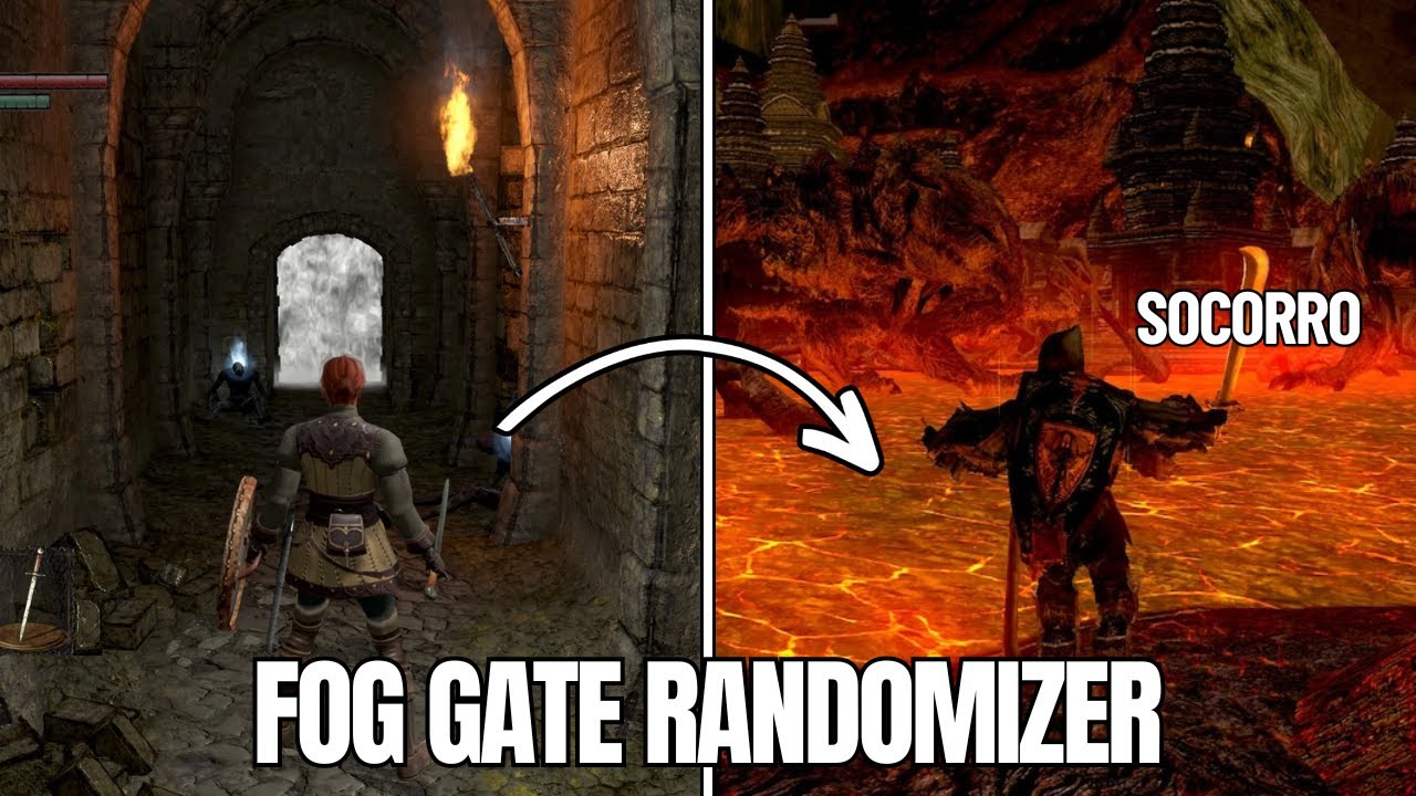 Dark Souls, mas o mapa está completamente ALEATÓRIO