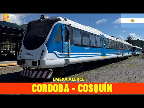 Cab Ride Córdoba - Cosquín (Tren de las Sierras - Argentina) vista del maquinista 4K