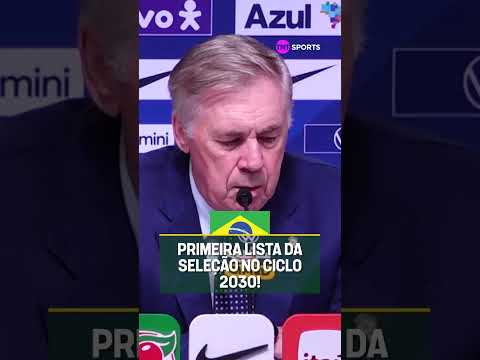 A PRIMEIRA CONVOCAÇÃO DE ANCELOTTI DEPOIS DA COPA DO MUNDO! VEJA OS 26 NOMES CHAMADOS #shorts