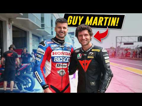 I'm racing against an Isle of Man LEGEND 😮