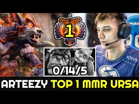 ARTEEZY Mid Ursa Warrior - Perfect Counterpick destroy Alchemist & Bloodseeker 7.26 Dota 2