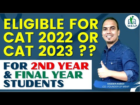 CAT 2022 Or CAT 23 ?? For 2nd Year and Final Year Students.