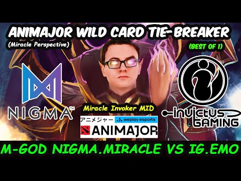 Nigma vs Invictus Gaming - Miracle Invoker Highlights Weplay Animajor Wild Card Tie Breaker
