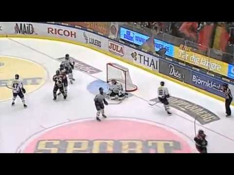 Daniel Mannberg Game Winning Goal : Luleå Hockey v Linköpings HC : SHL : January 17 2014