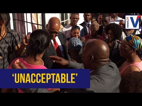 Jacob Zuma's full speech outside Courtney Pieters' family home