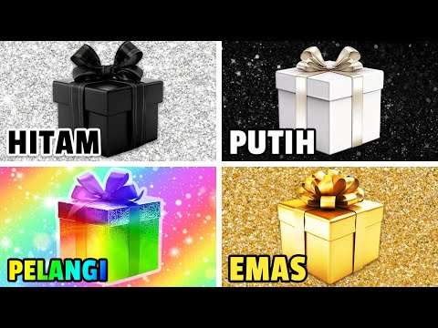 Pilih Hadiahmu...! 🎁🌈🖤😍👑 Tantangan 4 Hadiah! Seberapa Beruntung Kamu?