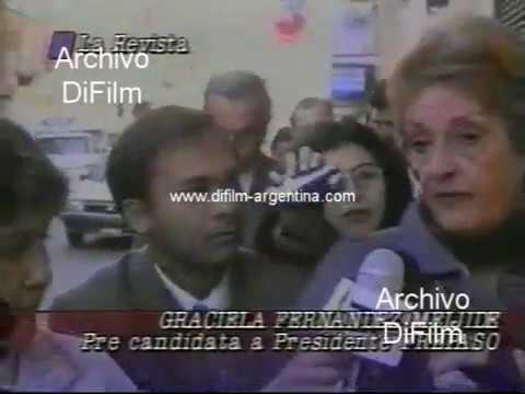 Graciela Fernandez Meijide maltrata a periodista en la provincia de Salta 1998