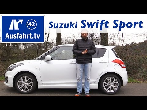 2016 Suzuki Swift Sport 5-Türer - Fahrbericht der Probefahrt, Test, Review Ausfahrt.tv