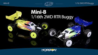 Losi Mini-B 1:16 RTR žlutá